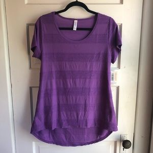 NWT Solid Purple Lularoe Classic T